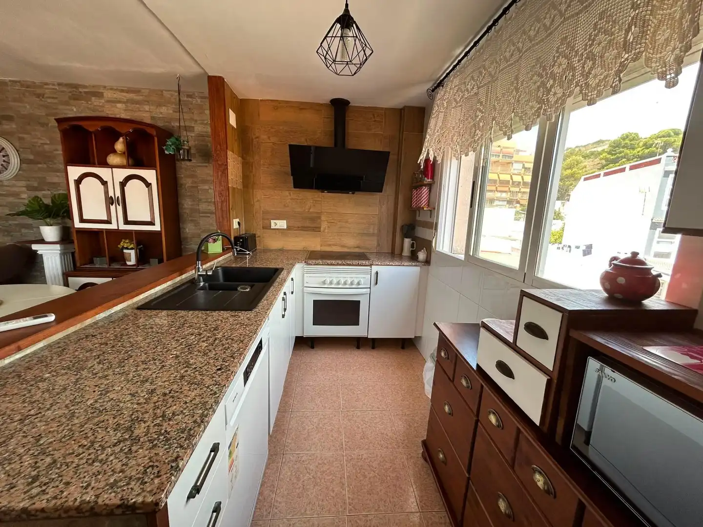 Cocina de Apartamento en venta en Cullera con Aire acondicionado, Terraza y Trastero