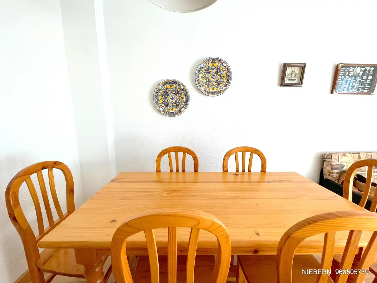 Esszimmer von Wohnung zum Verkauf in La Manga del Mar Menor mit Klimaanlage, Parkett und Terrasse
