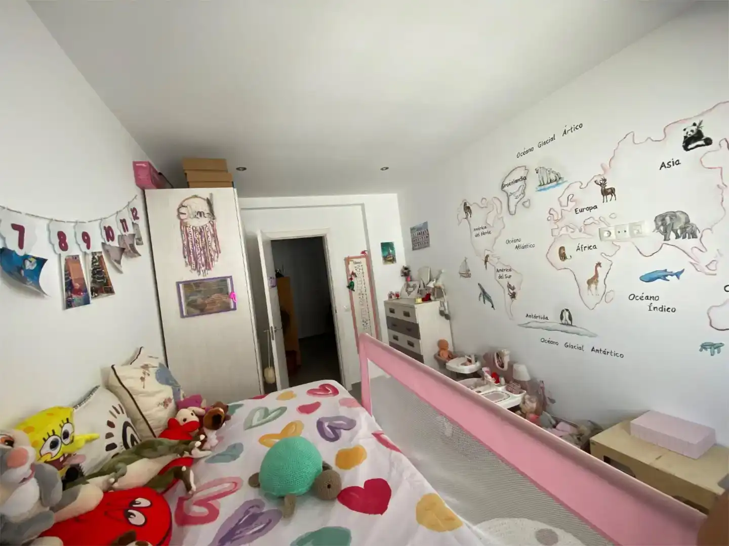 Schlafzimmer von Wohnung zum Verkauf in  Palma de Mallorca mit Klimaanlage, Privatgarten und Abstellraum