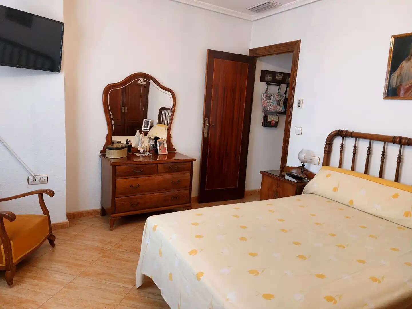 Schlafzimmer von Wohnung zum Verkauf in Granja de Rocamora mit Klimaanlage, Heizung und Möbliert