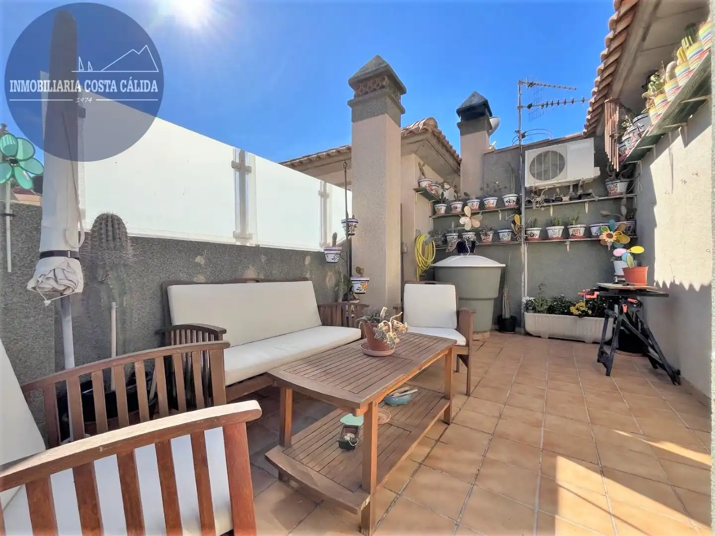 Terraza de Dúplex en venta en Águilas con Aire acondicionado, Calefacción y Jardín privado