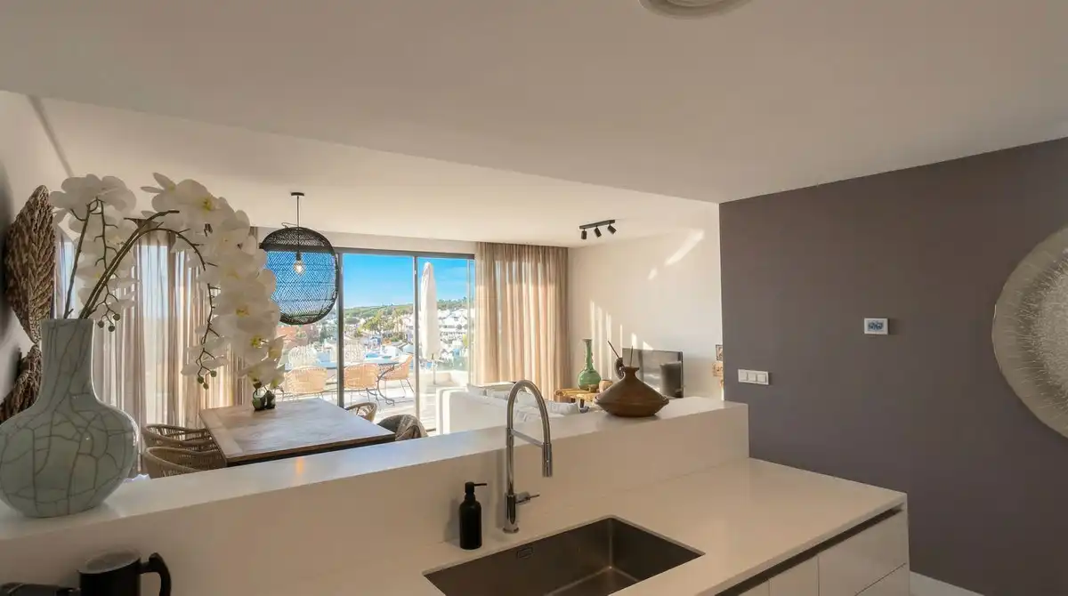 Cocina de Dúplex en venta en Marbella con Aire acondicionado, Terraza y Trastero