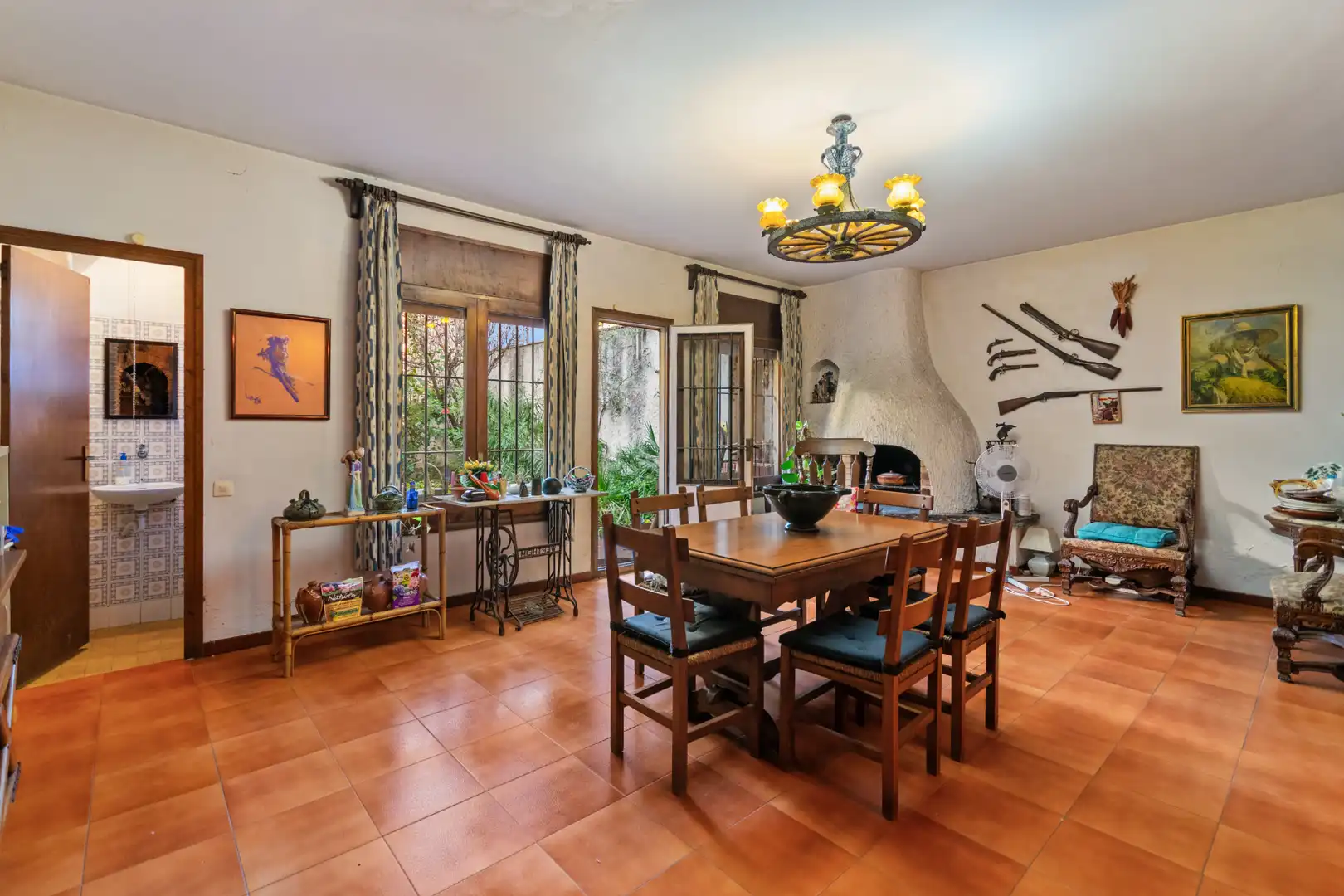 Comedor de Casa o chalet en venta en Badalona con Jardín privado, Terraza y Trastero