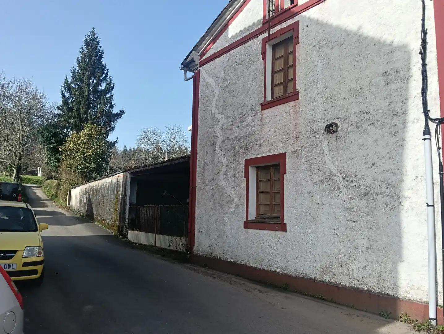 Vista exterior de Casa adosada en venda en Oza dos Ríos amb Calefacció, Jardí privat i Traster