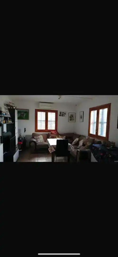 Sala d'estar de Finca rústica en venda en Sant Antoni de Portmany amb Aire condicionat, Jardí privat i Moblat