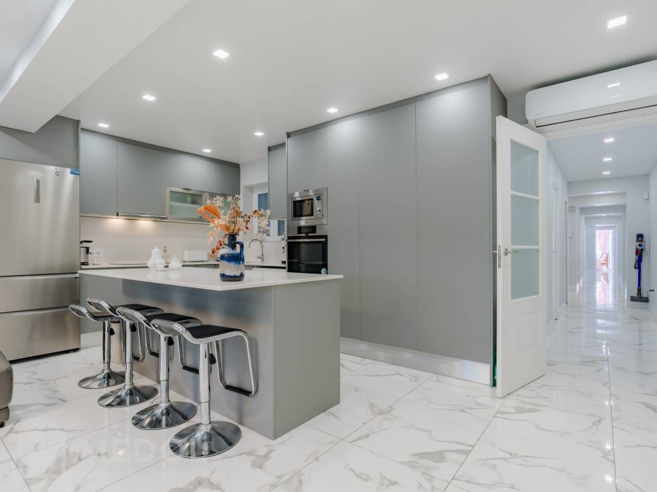 Kitchen of Flat for sale in  Tarragona Capital  with Air Conditioner, Heating and Furnished