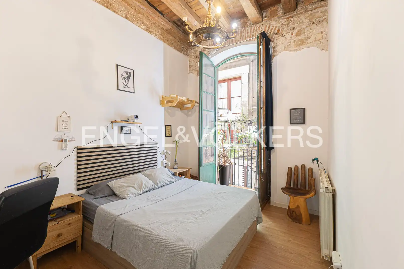 Schlafzimmer von Maisonette zum Verkauf in Barcelona mit Klimaanlage, Heizung und Möbliert