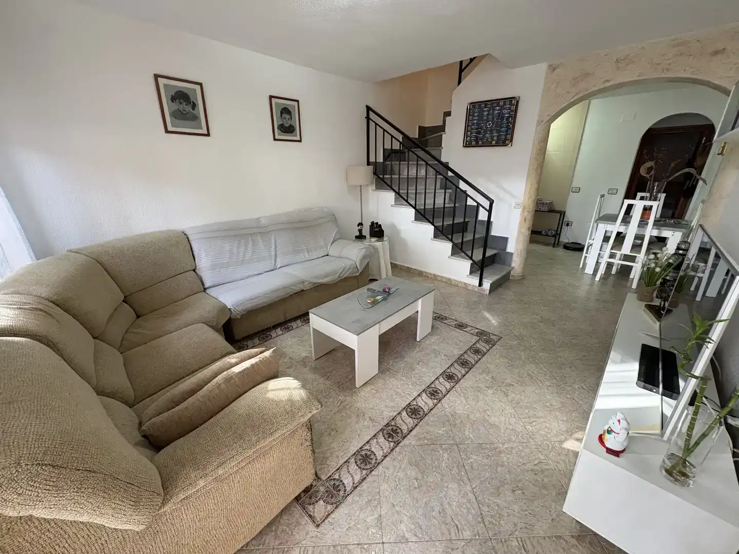 Wohnzimmer von Maisonette zum Verkauf in Mazarrón mit Balkon