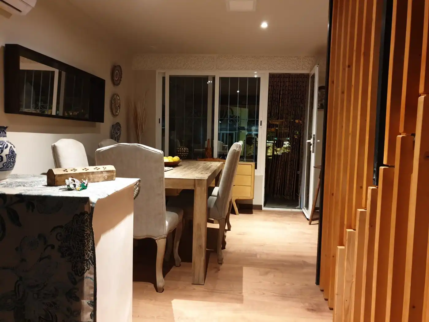 Dining room of Houses for sale in Calpe / Calp  with Air Conditioner, Heating and Private garden