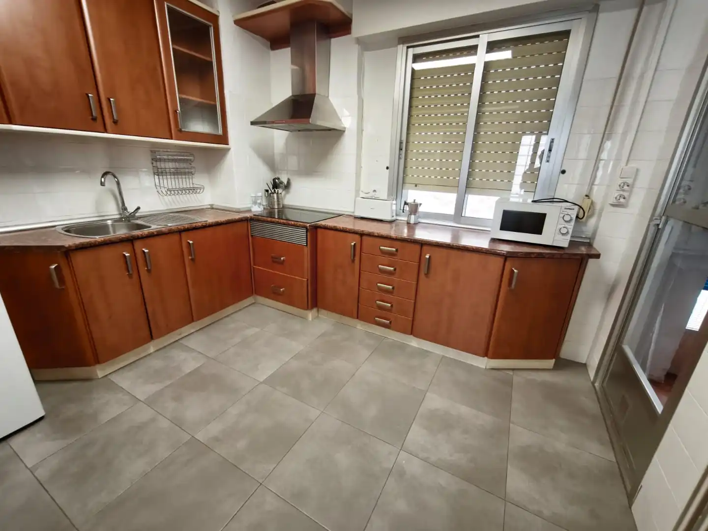 Cocina de Piso de alquiler en Albacete con Calefacción, Amueblado y Balcón