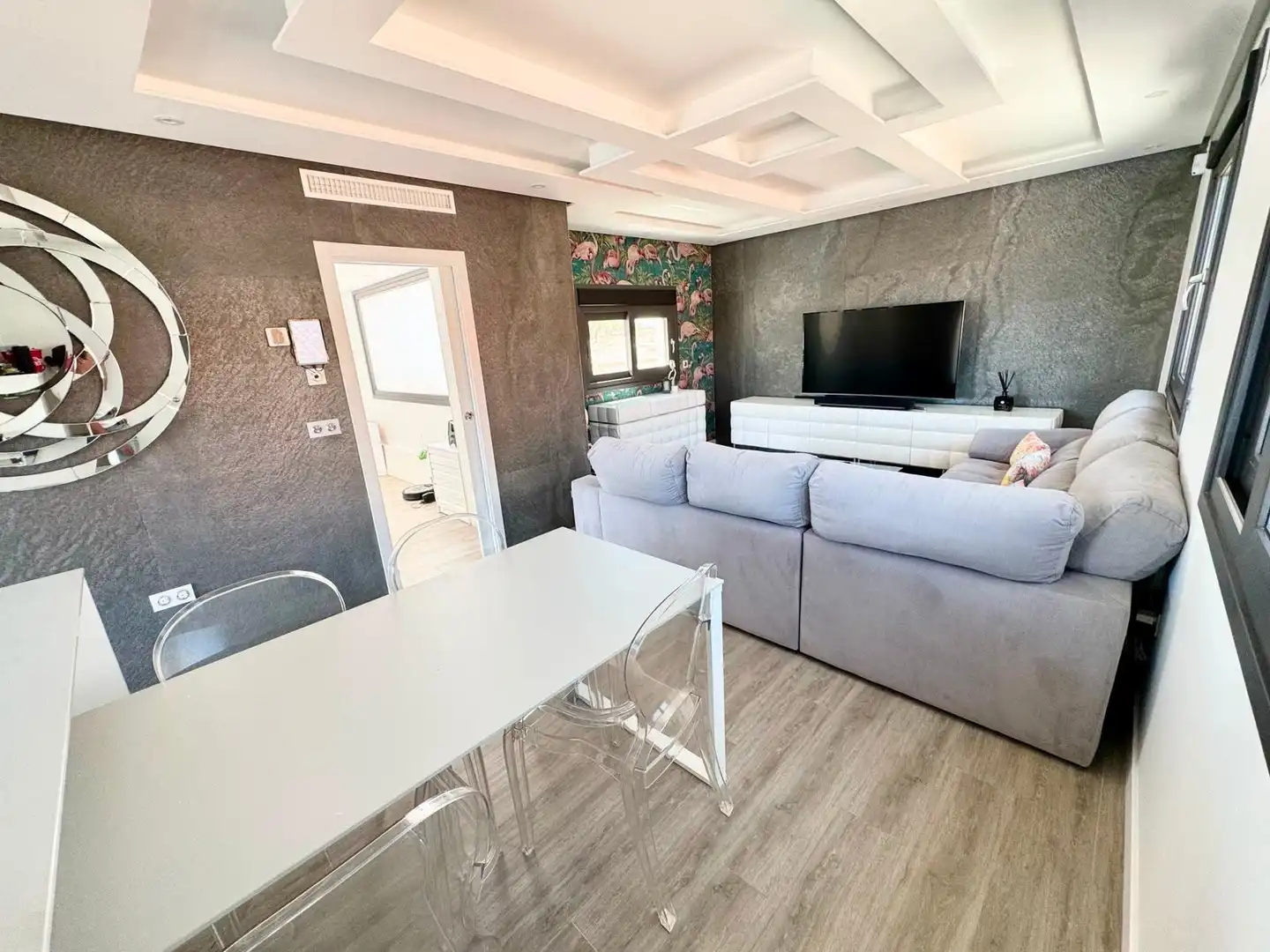 Sala de estar de Ático de alquiler en Punta Umbría