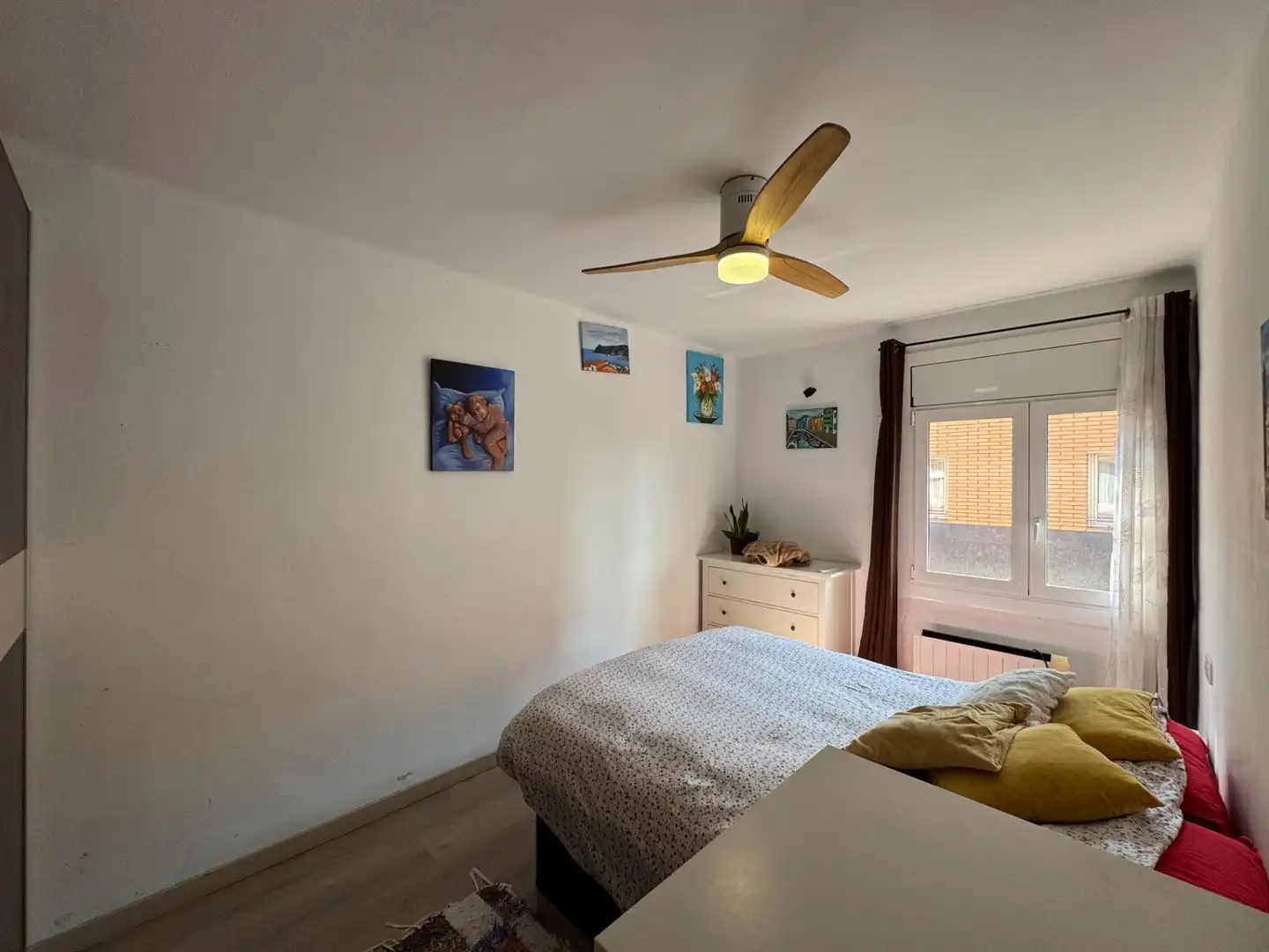 Schlafzimmer von Wohnung zum Verkauf in Granollers mit Parkett, Terrasse und Abstellraum