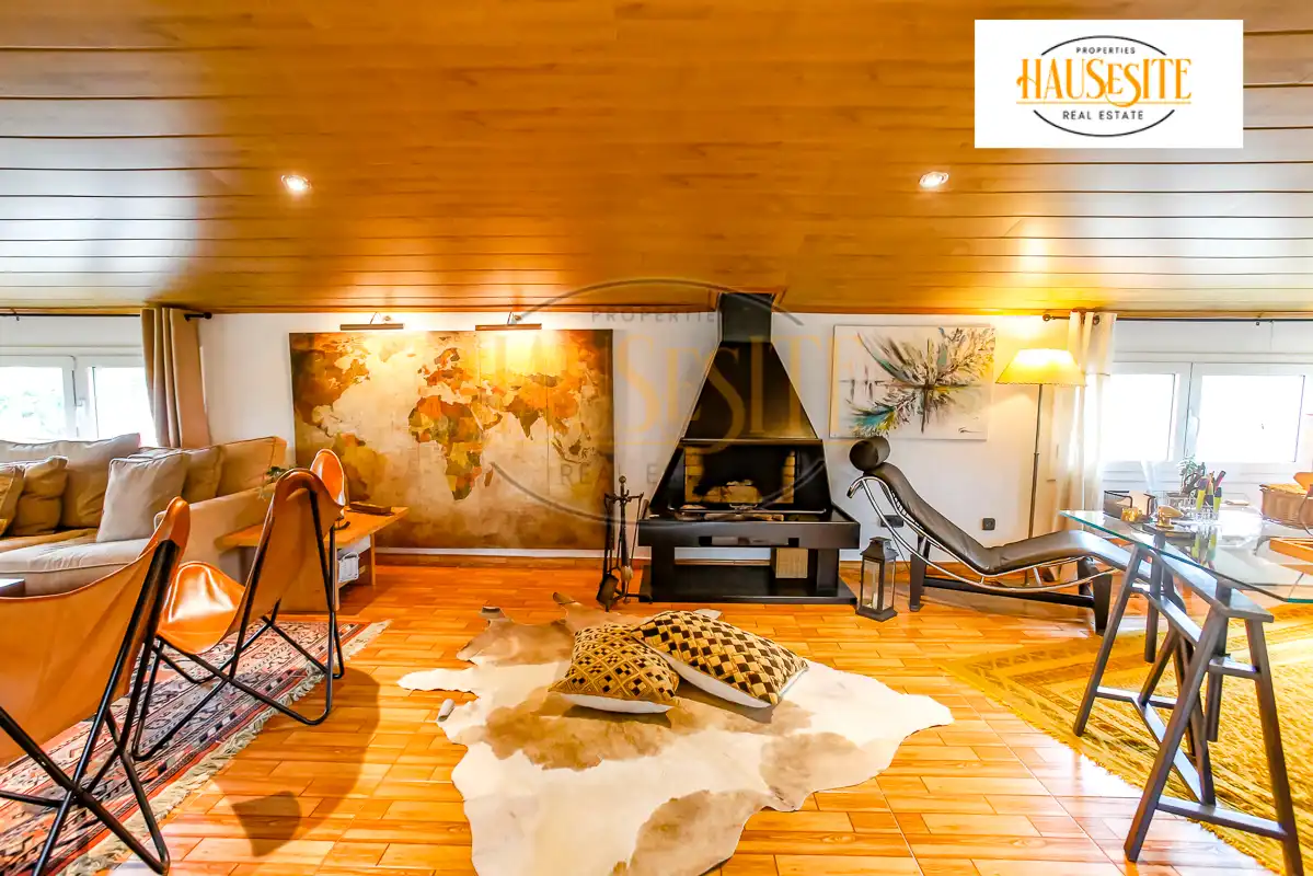 Sala de estar de Casa o chalet en venta en Mediona con Aire acondicionado, Calefacción y Jardín privado
