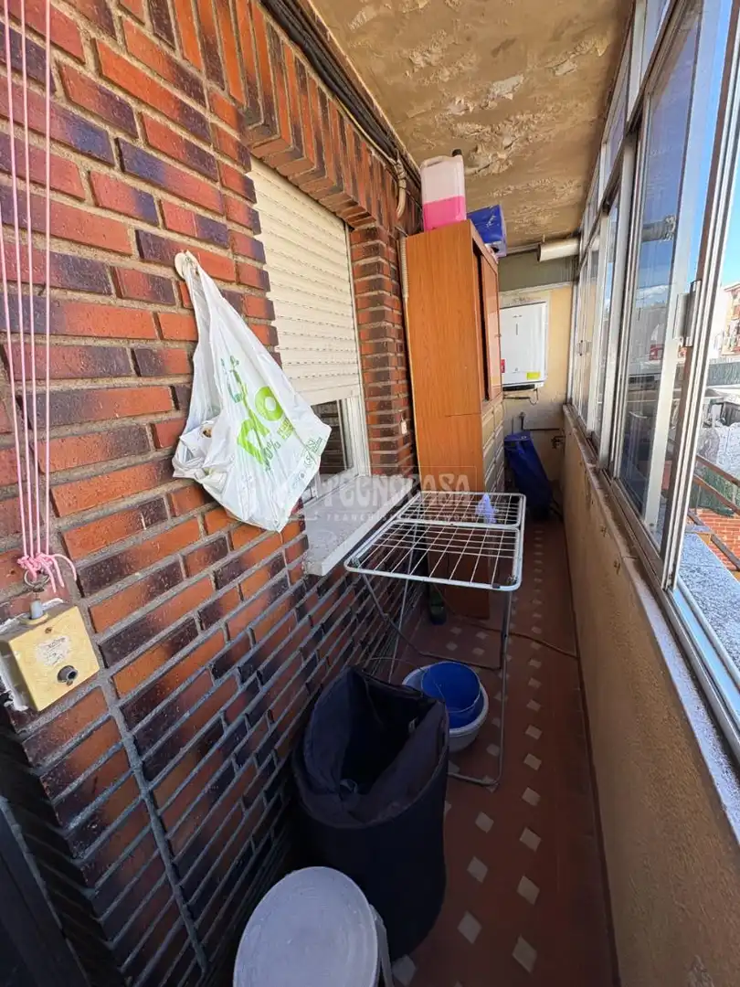 Balcony of Flat for sale in Madrid  with Air Conditioner