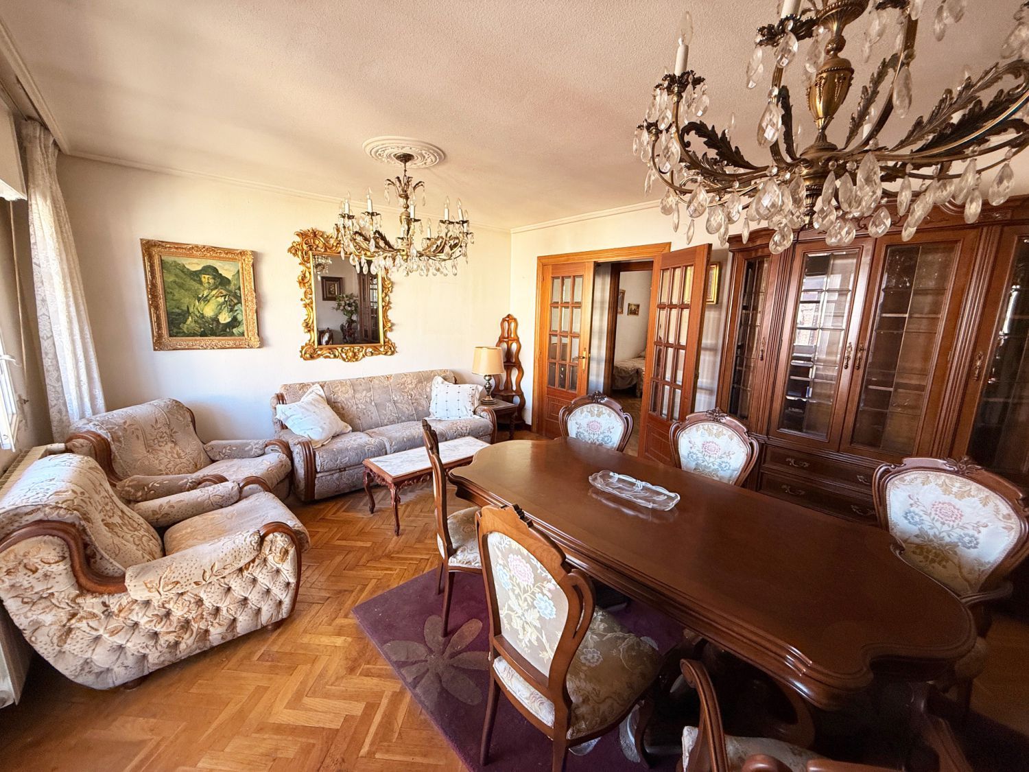 Living room of Flat for sale in Palencia Capital  with Heating and Terrace