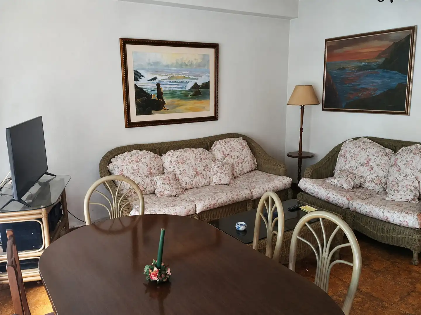 Sala de estar de Piso en venta en Cabanas con Terraza y Amueblado