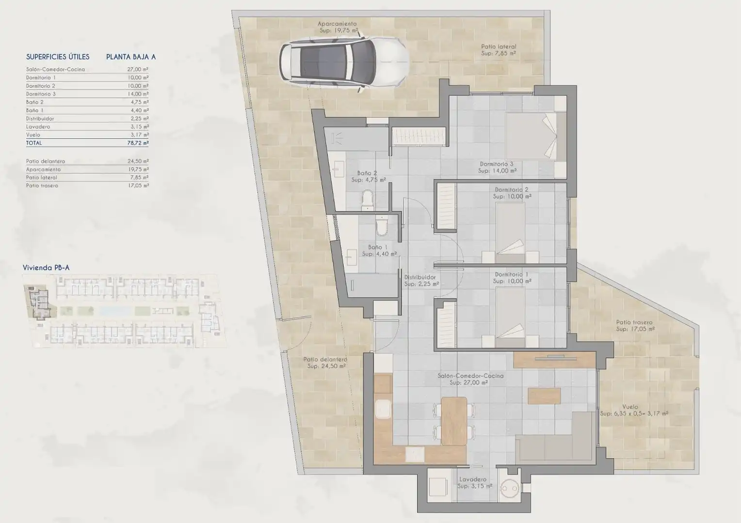 Bungalow with pool for sale in Torre-Pacheco ciudad, imagen 13