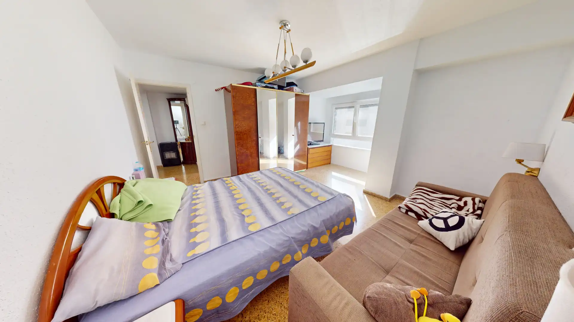 Schlafzimmer von Wohnung zum Verkauf in Alcoy / Alcoi mit Ofen, Balkon und Internet