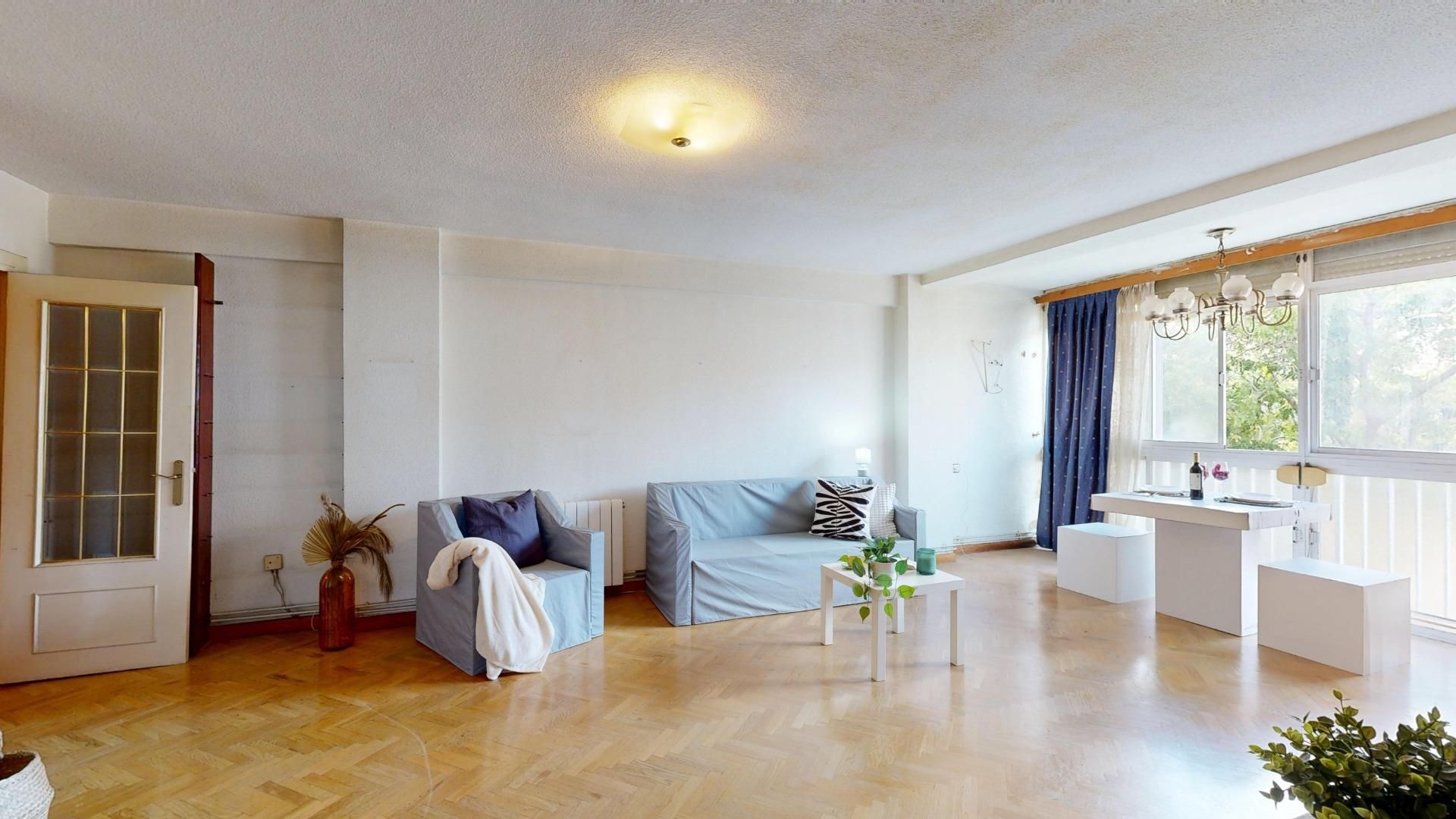 Living room of Flat for sale in Cartagena  with Heating, Private garden and Parquet flooring