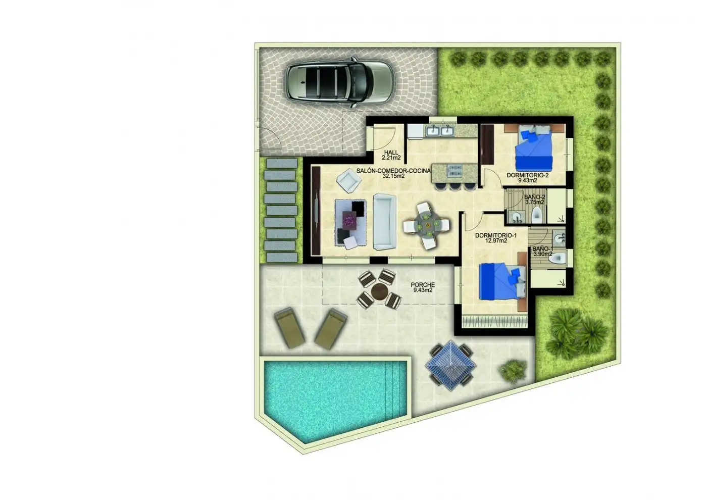 Casa o xalet en venda en Benijófar amb Jardí privat, Terrassa i Piscina