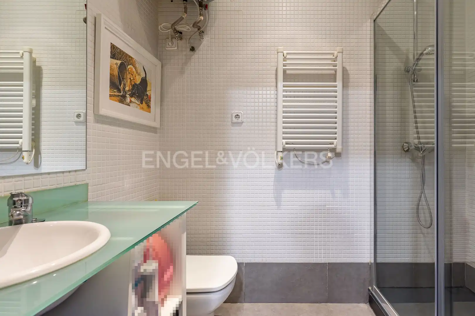 Badezimmer von Maisonette zur Miete in Madrid mit Klimaanlage, Heizung und Möbliert