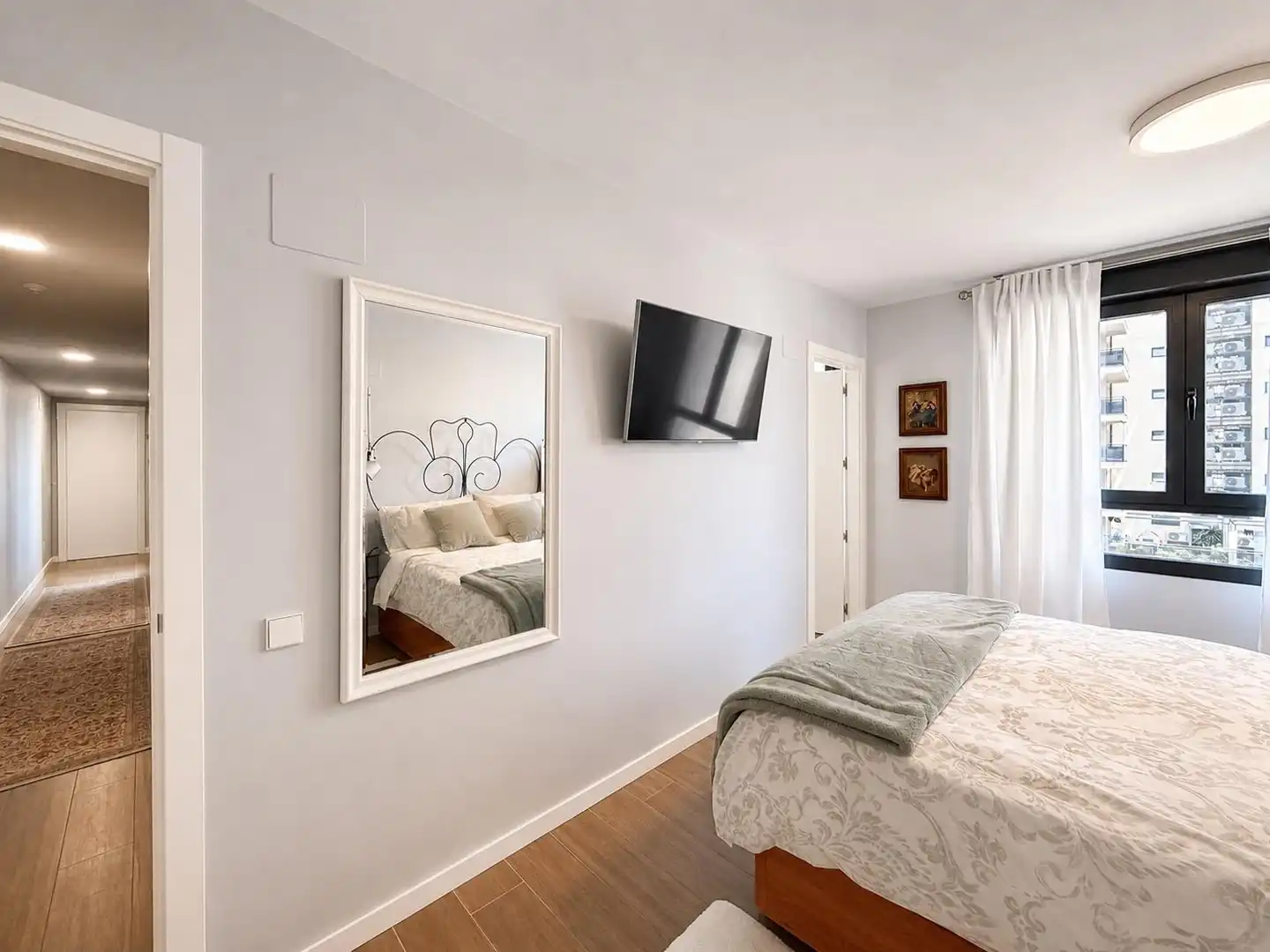 Schlafzimmer von Wohnung zum Verkauf in Valencia mit Klimaanlage, Terrasse und Abstellraum