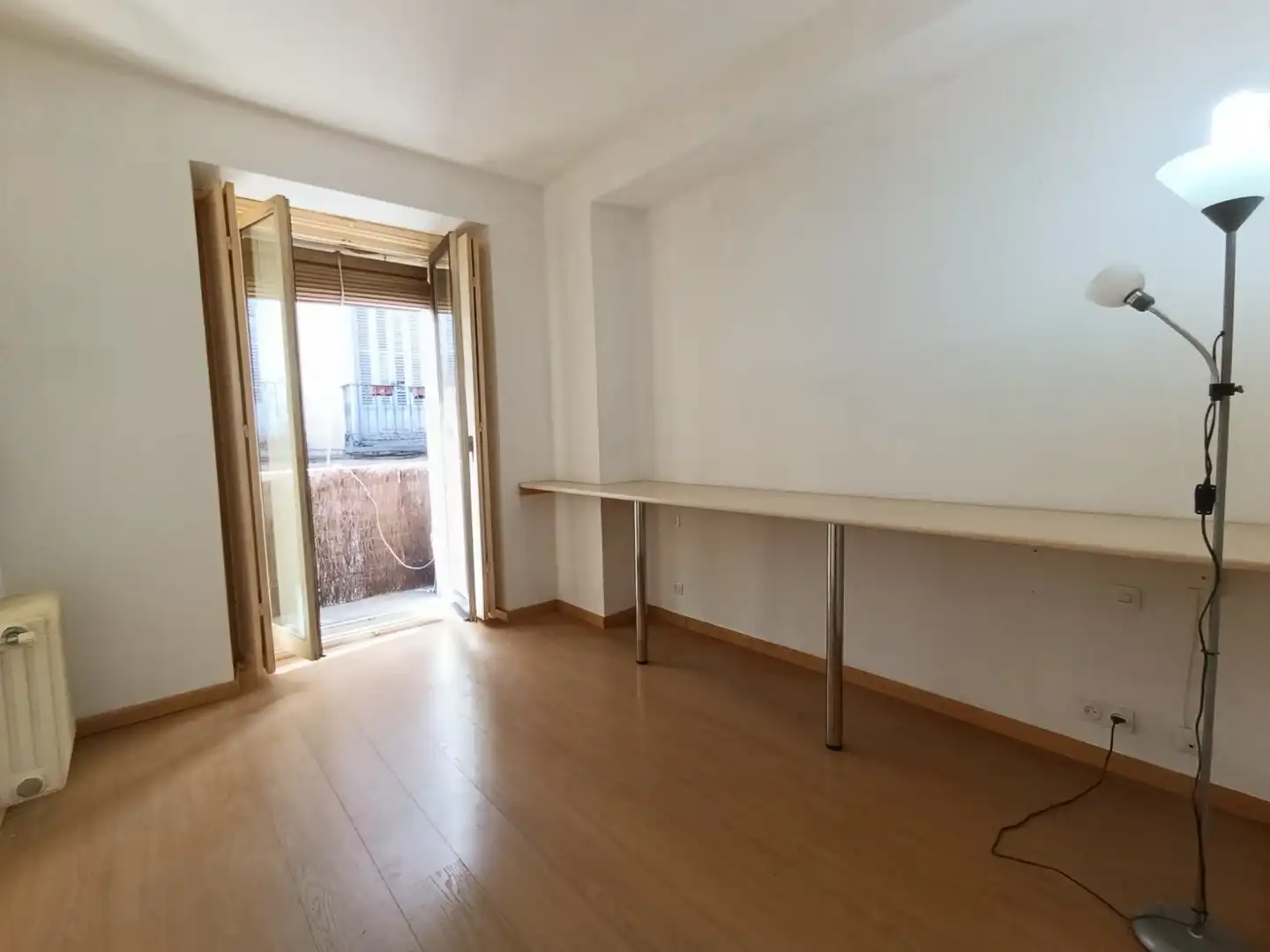 Schlafzimmer von Wohnung zur Miete in Madrid mit Klimaanlage, Heizung und Parkett