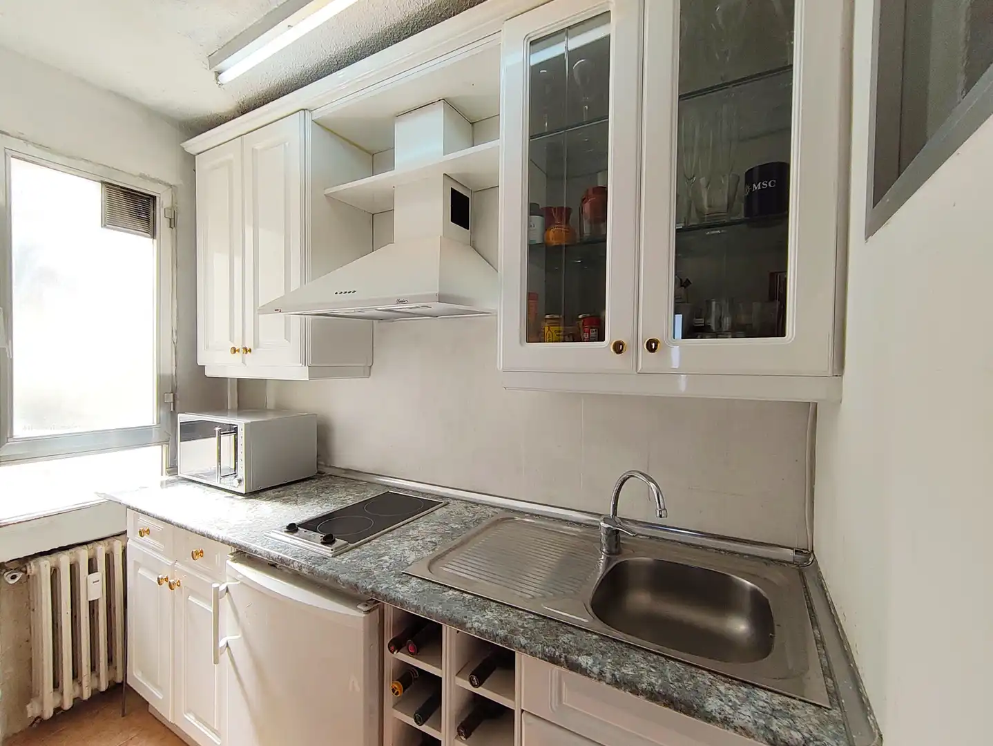 Kitchen of Flat for sale in Madrid  with Air Conditioner, Heating and Balcony