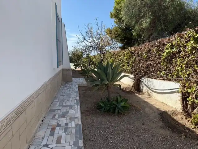 Vista exterior de Casa o chalet en venta en Almería con Aire acondicionado, Jardín privado y Terraza