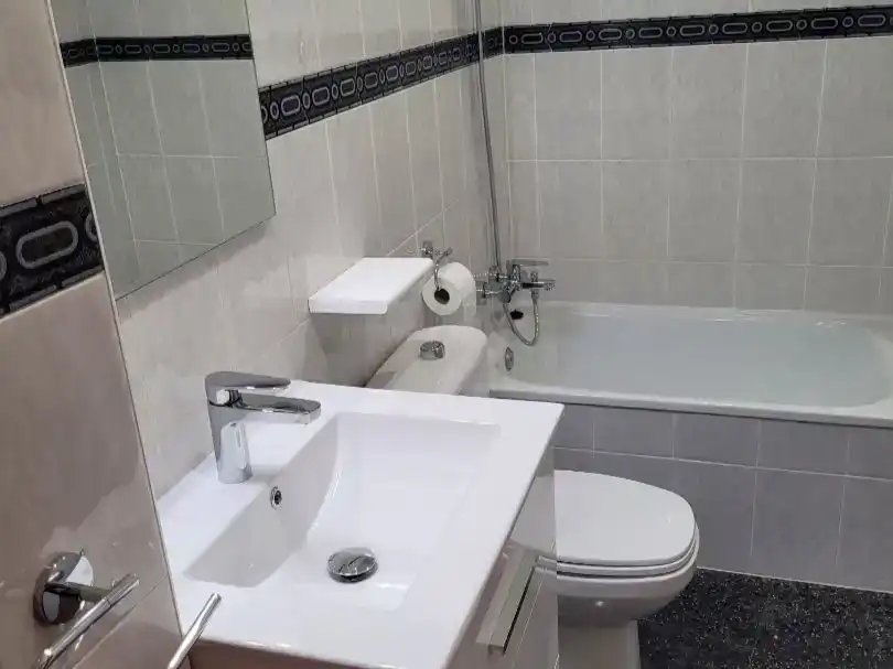 Bathroom of Flat for rent in Aspe  with Air Conditioner and Balcony