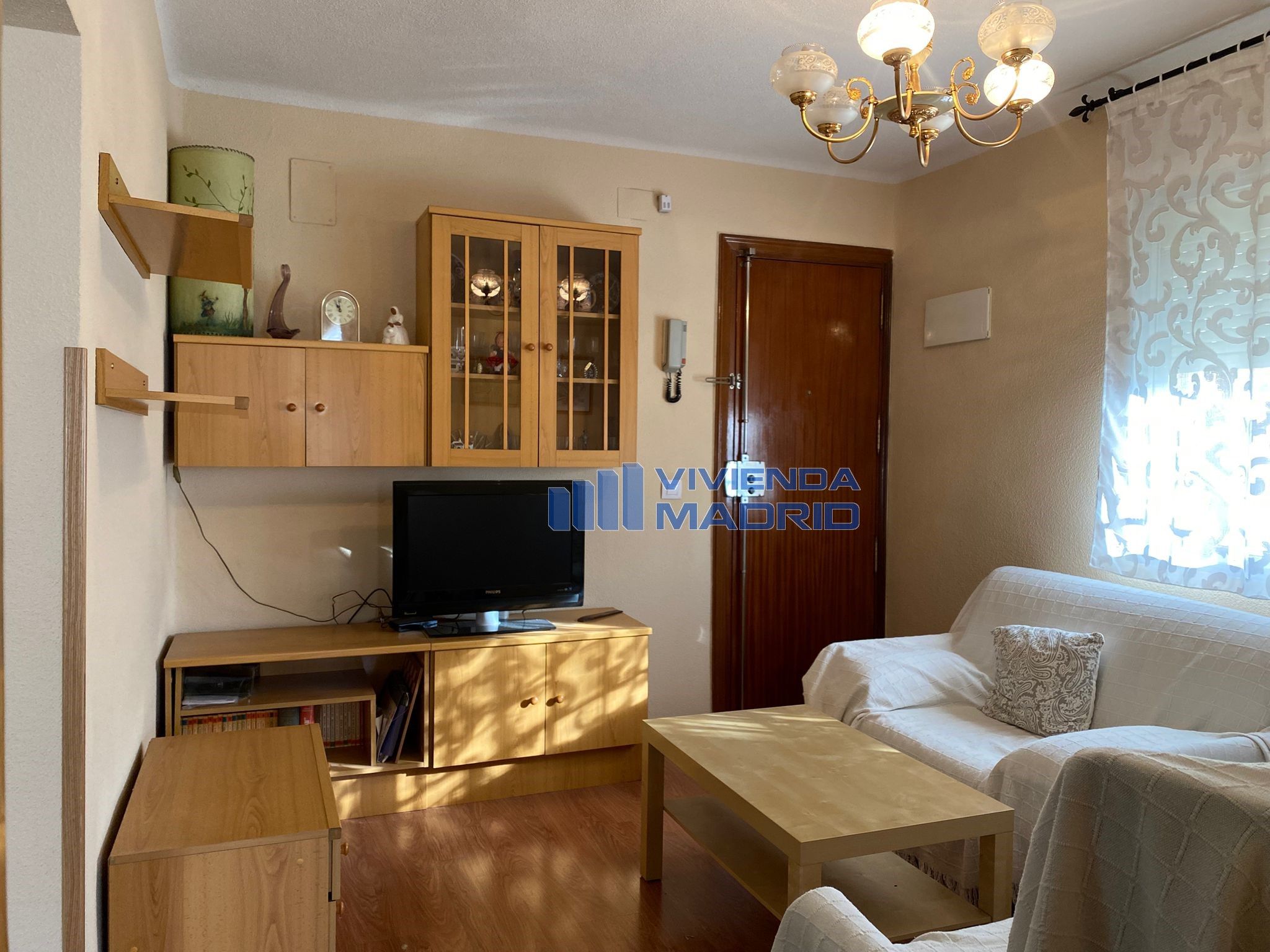 Living room of Flat for sale in  Madrid Capital
