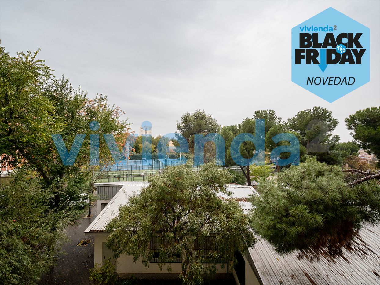 Garden of Flat for sale in  Madrid Capital  with Air Conditioner, Heating and Balcony