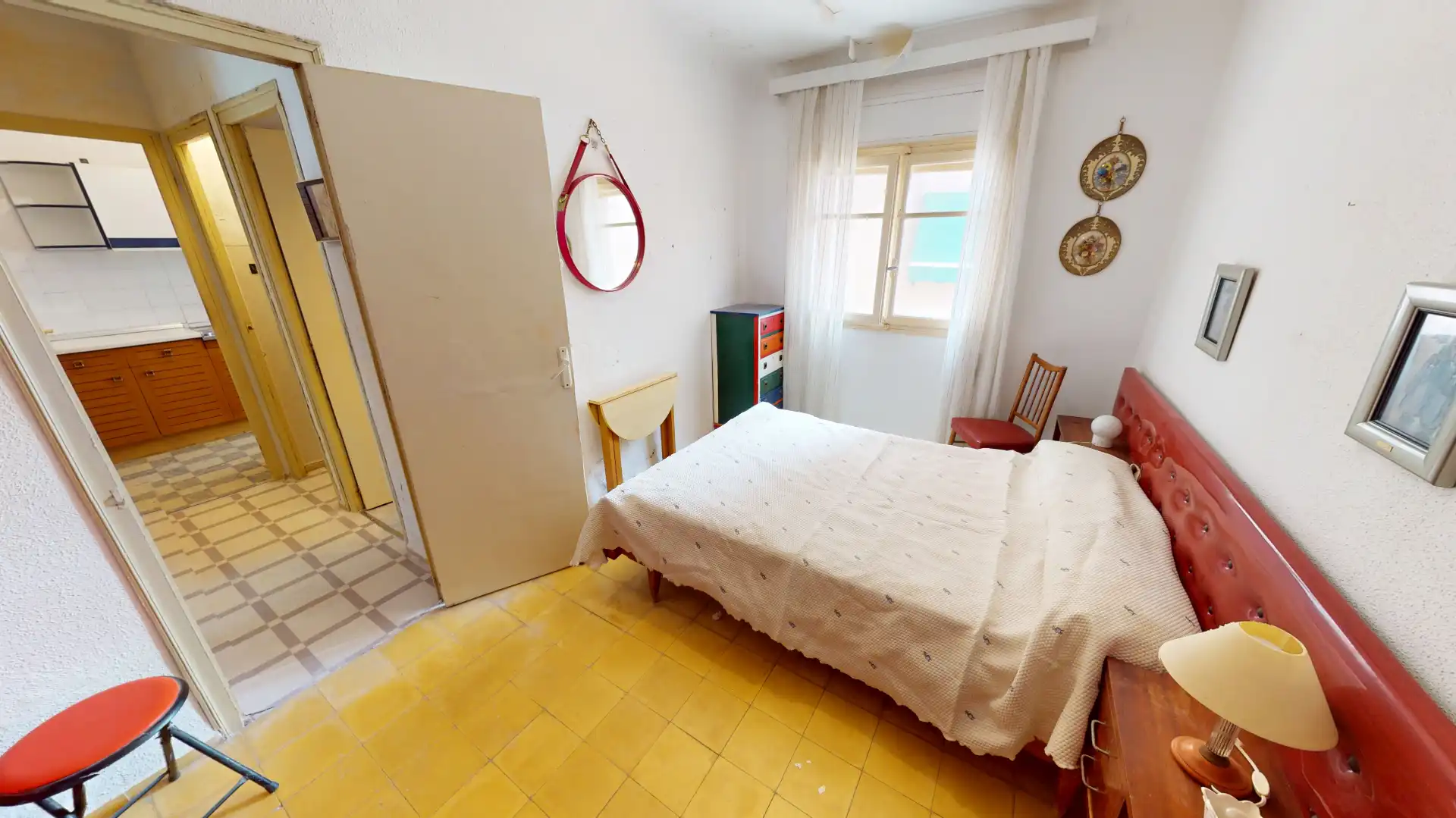 Schlafzimmer von Wohnung zum Verkauf in El Campello mit Möbliert, Ofen und Waschmaschine