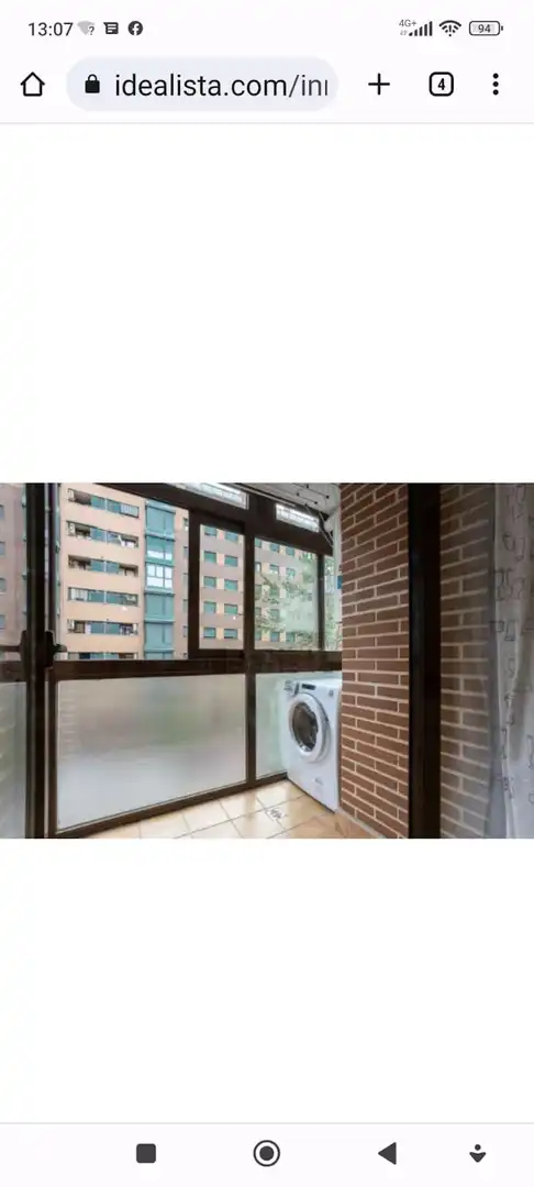 Terrassa de Pis de lloguer en Madrid amb Aire condicionat, Calefacció i Jardí privat