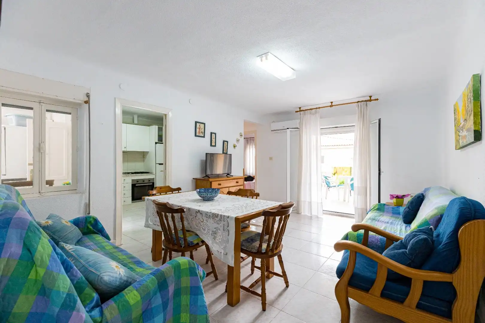 Sala de estar de Piso en venta en Pilar de la Horadada con Aire acondicionado, Terraza y Amueblado
