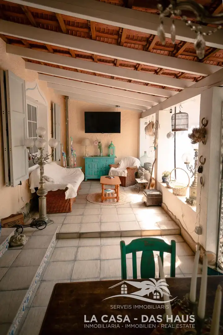 Sala de estar de Finca rústica en venta en Maçanet de la Selva