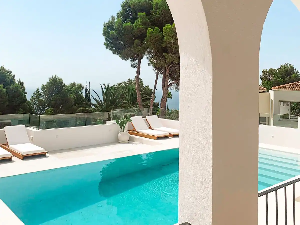 Piscina de Casa o chalet en venta en Altea con Aire acondicionado, Calefacción y Terraza