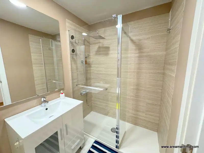 Bathroom of Flat for rent in Alboraya  with Air Conditioner, Parquet flooring and Furnished
