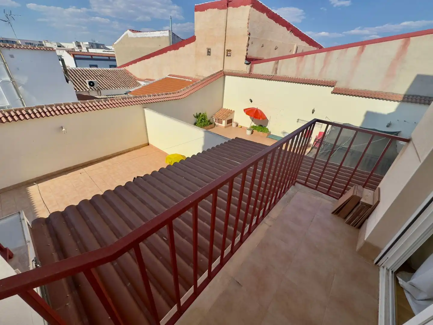 Terrasse von Wohnung zum Verkauf in Valdepeñas mit Heizung, Parkett und Balkon