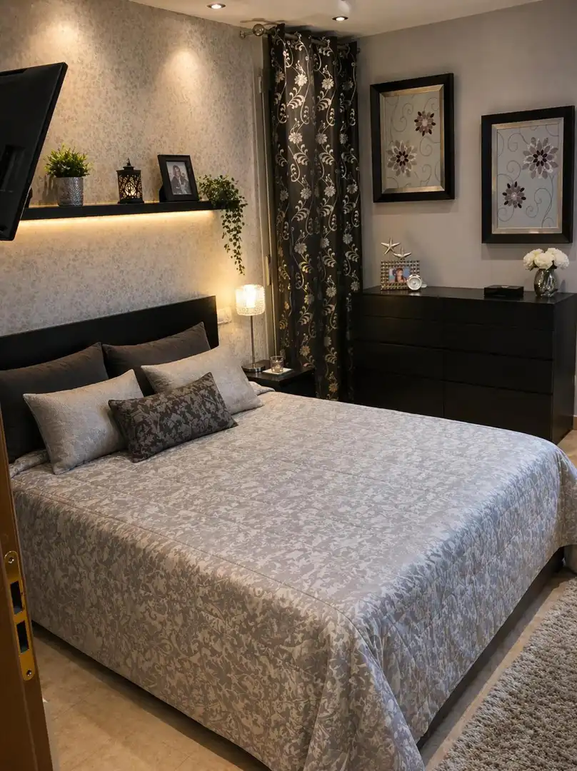 Bedroom of Duplexes for sale in Manilva  with Air Conditioner, Terrace and Swimming Pool