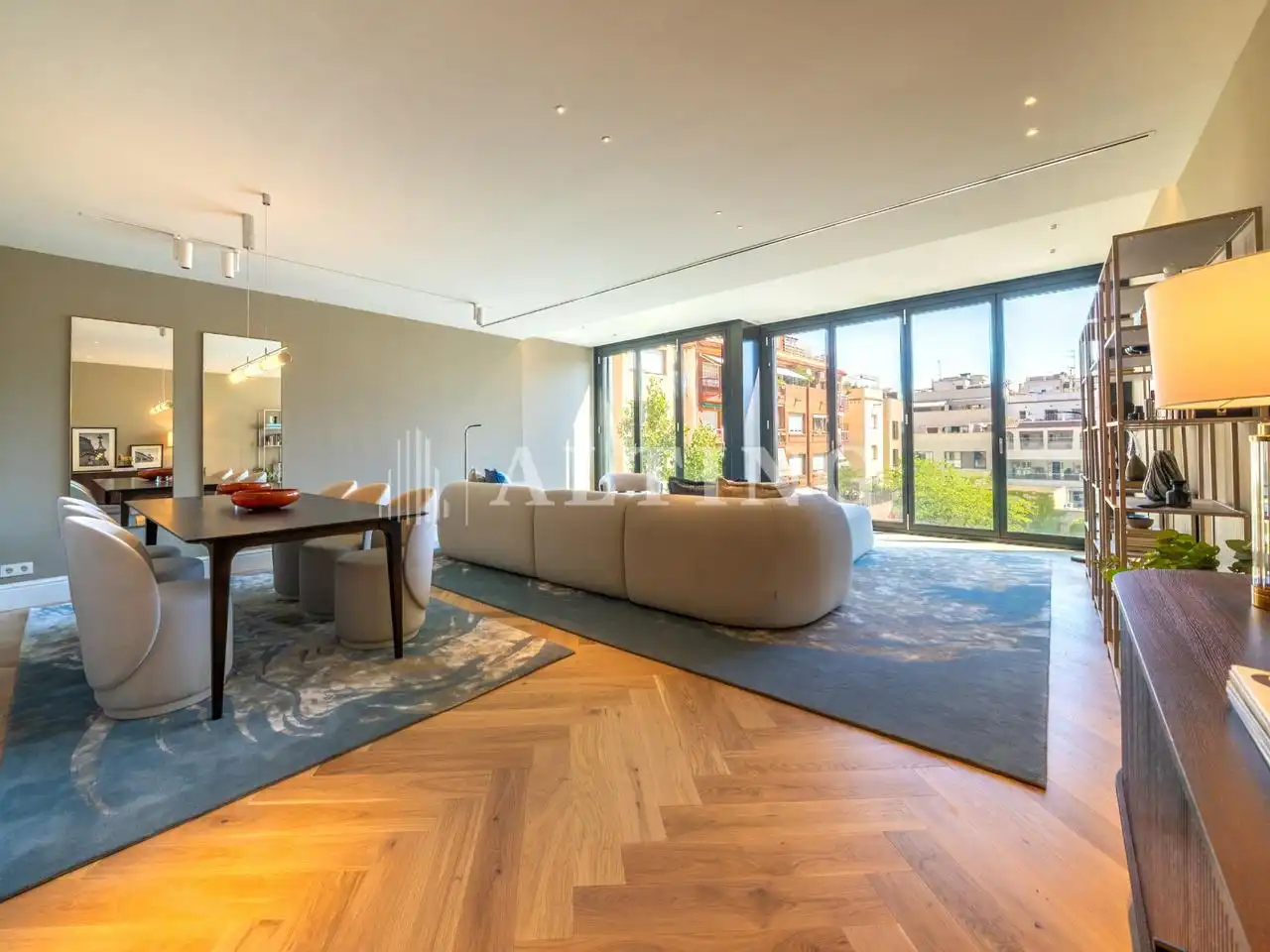 Sala de estar de Piso en venta en Barcelona con Aire acondicionado, Calefacción y Jardín privado