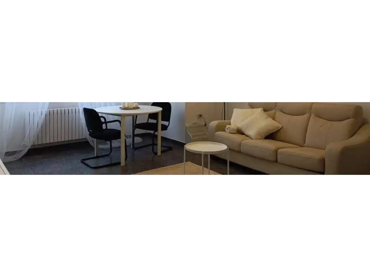 Sala de estar de Piso de alquiler en Ourense Capital  con Calefacción, Amueblado y Balcón