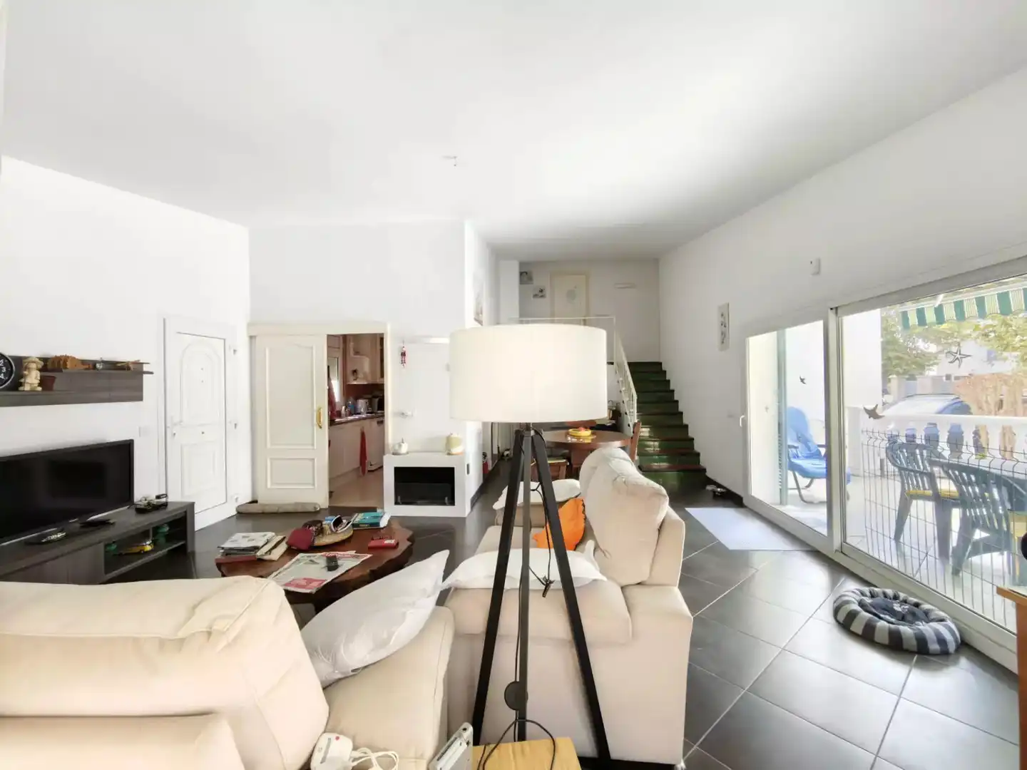 Sala de estar de Casa o chalet en venta en Empuriabrava con Aire acondicionado, Calefacción y Piscina