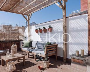 Terrace of Apartment to rent in  Barcelona Capital  with Air Conditioner, Terrace and Furnished