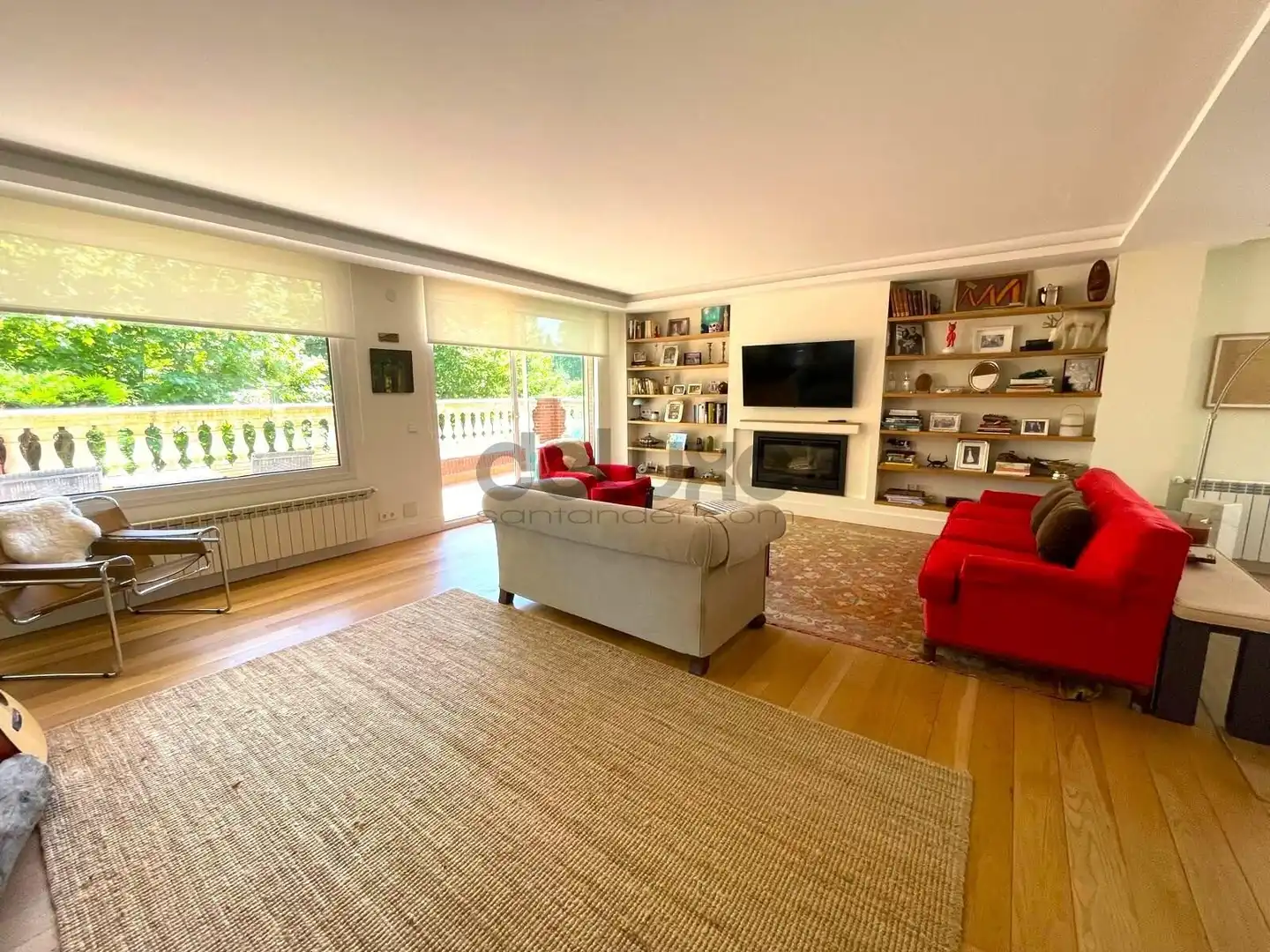 Sala de estar de Casa o chalet de alquiler en Santander con Calefacción, Jardín privado y Piscina