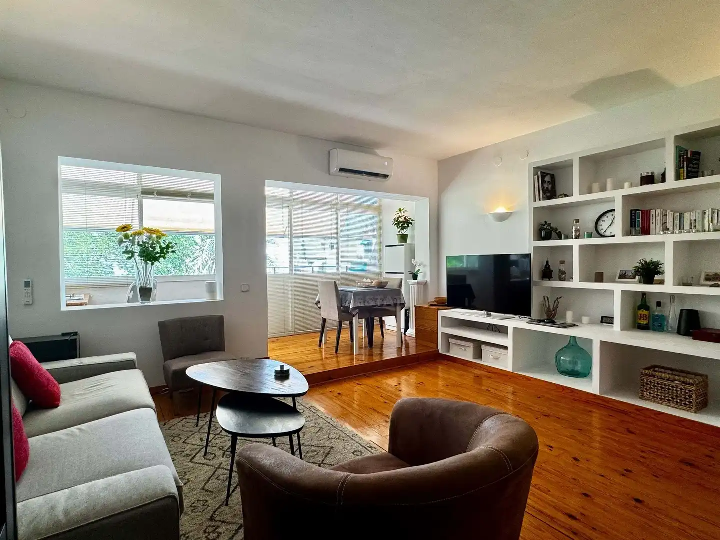 Sala de estar de Piso de alquiler en Sitges con Aire acondicionado