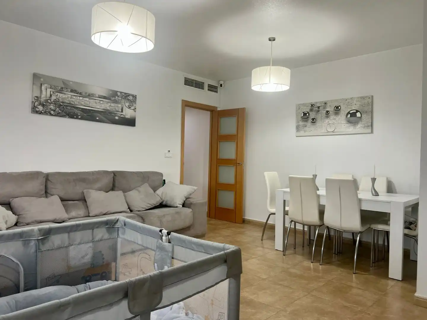 Sala de estar de Piso en venta en Murcia con Aire acondicionado, Calefacción y Trastero