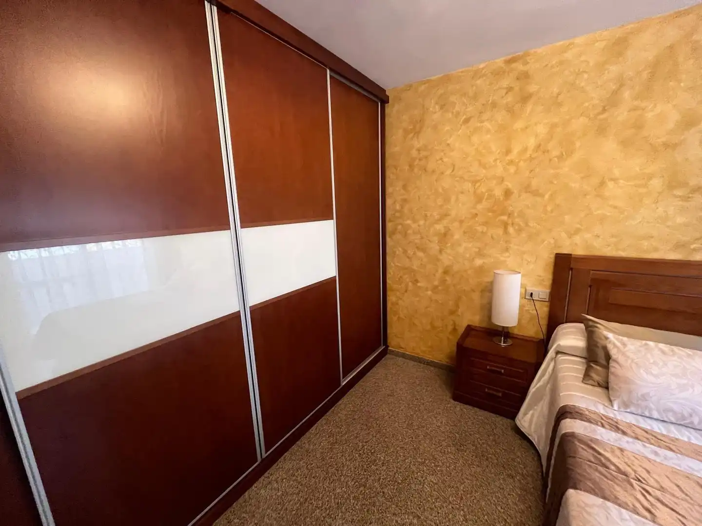 Schlafzimmer von Wohnung zur Miete in Almansa mit Heizung, Abstellraum und Möbliert