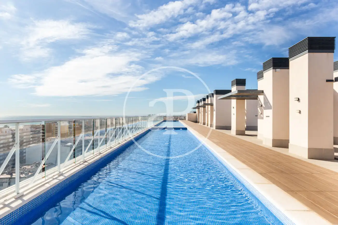 Schwimmbecken von Wohnung zur Miete in Canet d'En Berenguer mit Klimaanlage, Heizung und Privatgarten