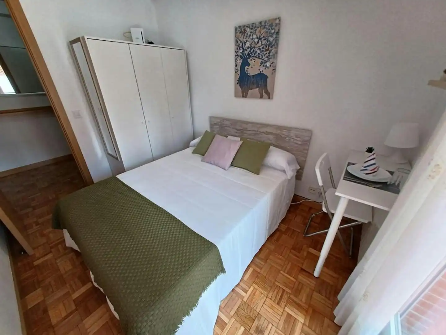 Habitación de Piso para compartir en Madrid con Lavadora
